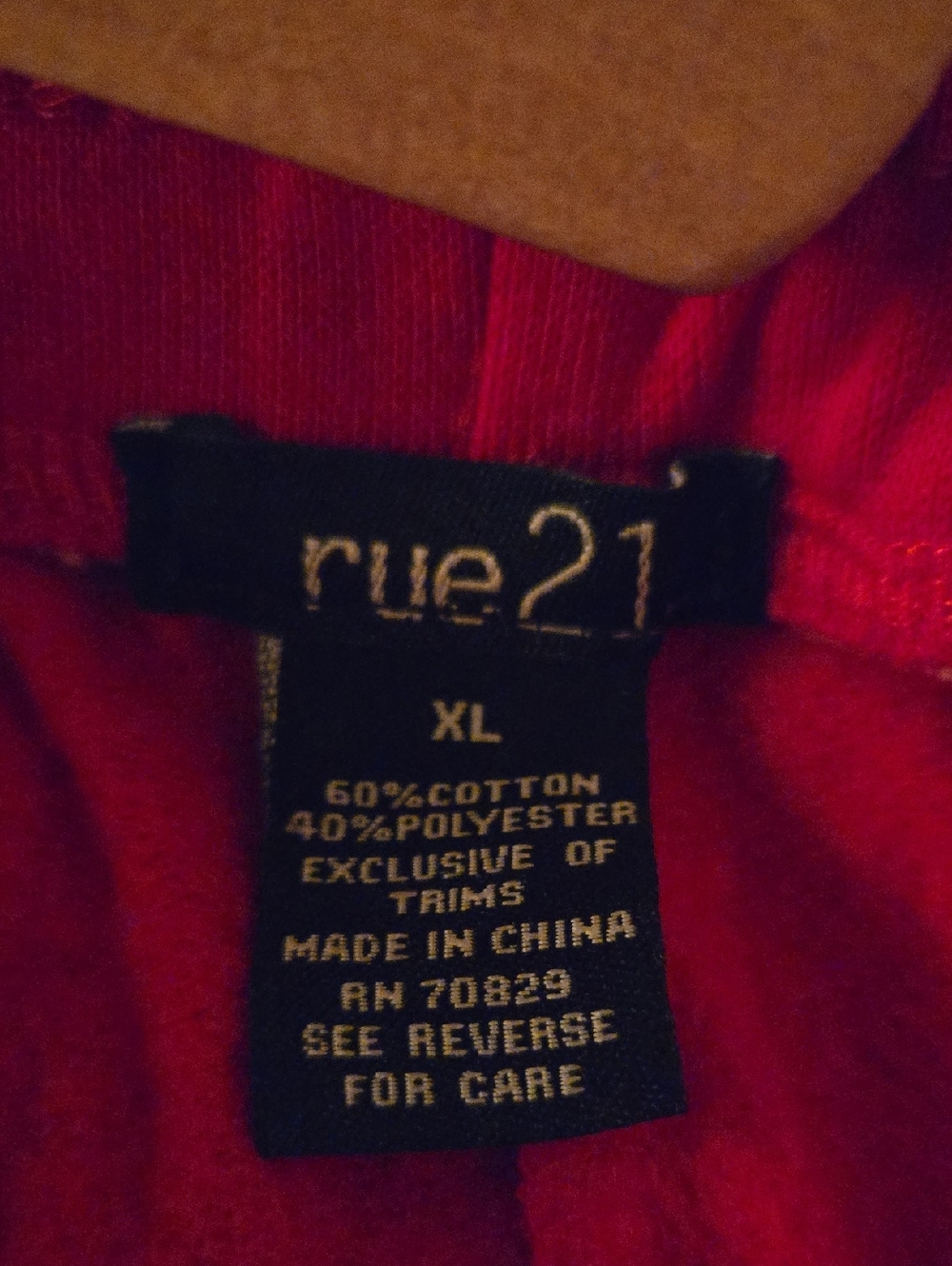 Red 'Blessed' Side-Strip Joggers - Picture 4 of 5